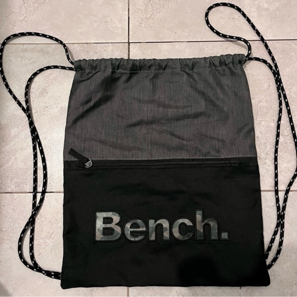 Bench bag shoes green black army track sport sling travel backpack school gym